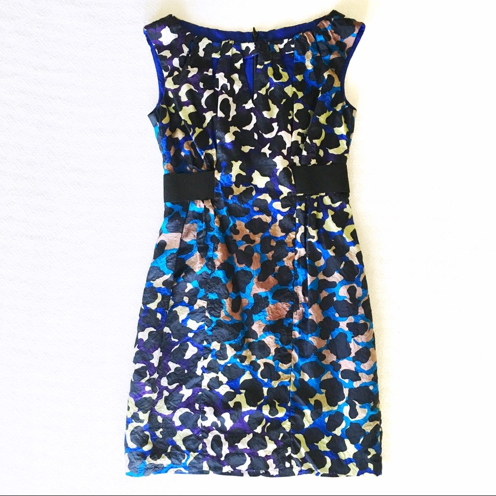 nanette lepore leopard print silk dress